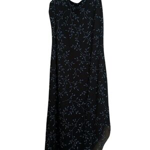 Dress Asymmetrical Mesh Floral Glitter Whimsigoth 90s Grunge Fairy